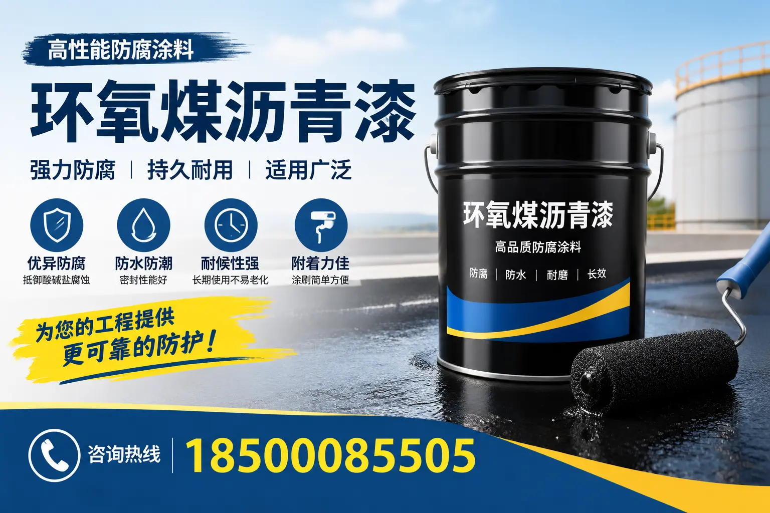 环氧煤沥青漆的施工步骤详解，亳州装修必备知识